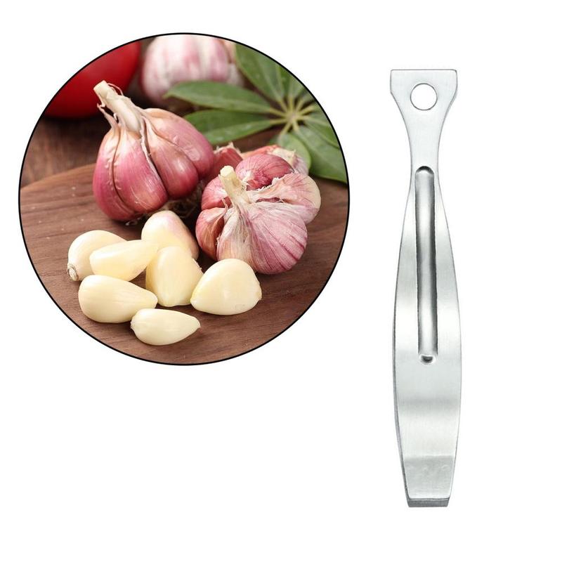 Garlic Peeling Onion Peeler Tool Cooking Accessories Stainless Steel Feather Plucking Device 5