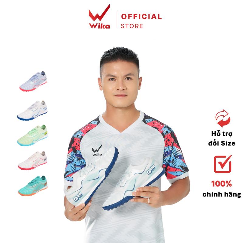 Giày đá bóng Wika QH19 Z-Vol Chính Hãng Đệm EVA Êm Ái, Thấm Hút Mồ Hôi, Da Microfiber & TPU Bền Bỉ