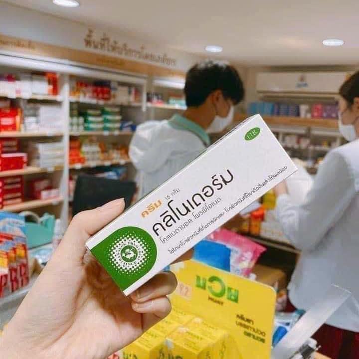 Kem bôi khô da v.ảy nến thái lan Clinoderm Thái lan