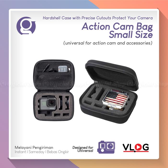 Gambar Bag Action Cam Small Size Case Universal Tas Kecil Kamera Aksi untuk DJI Osmo 5 Pro/4/3, Insta360 ACE/PRO/1/2, GoPro, Akaso Camera dll dari G-Rex Kota Administrasi Jakarta Barat Tokopedia
