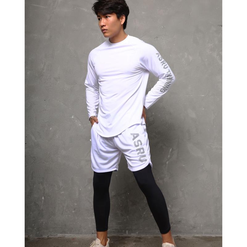 Product Introduction of Bộ Quần Áo Gym Nam ASRV Thun Co Giãn 4C Kết Hợp Quần Legging 2 lớp và Áo Gym Dài Tay Tập Gym Sport Trang Phục Tập Thể Dục Chạy Bộ Thể Dục 81