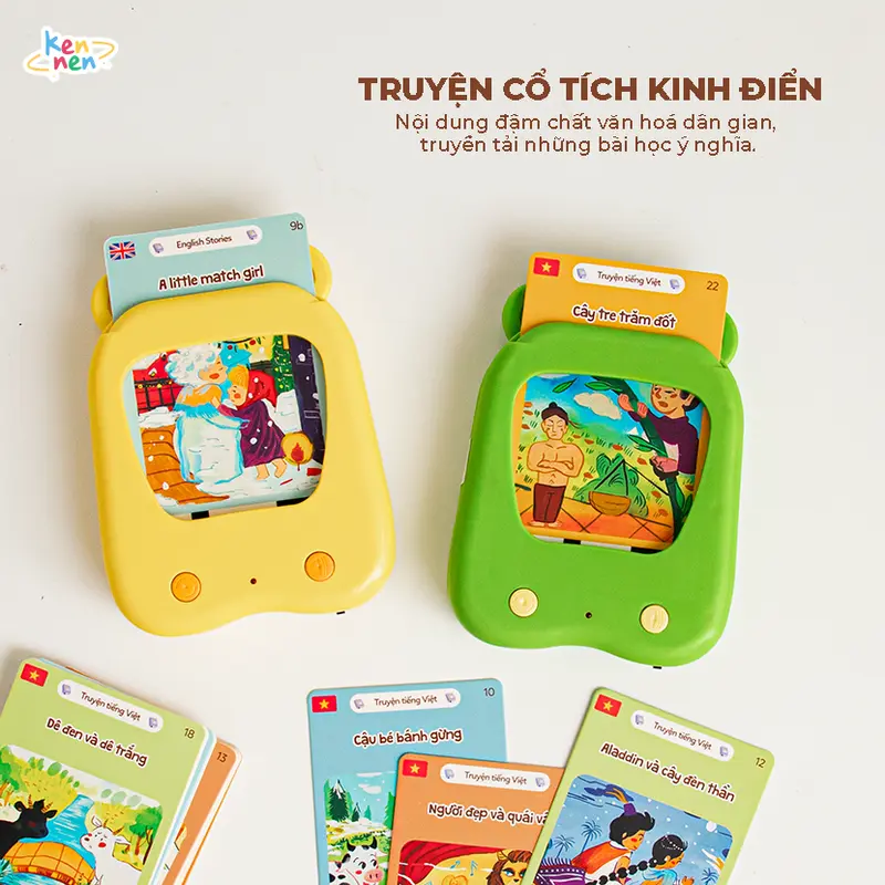 KENNEN Máy đọc song ngữ 100 truyện thơ Anh Việt phiên bản Noel 1