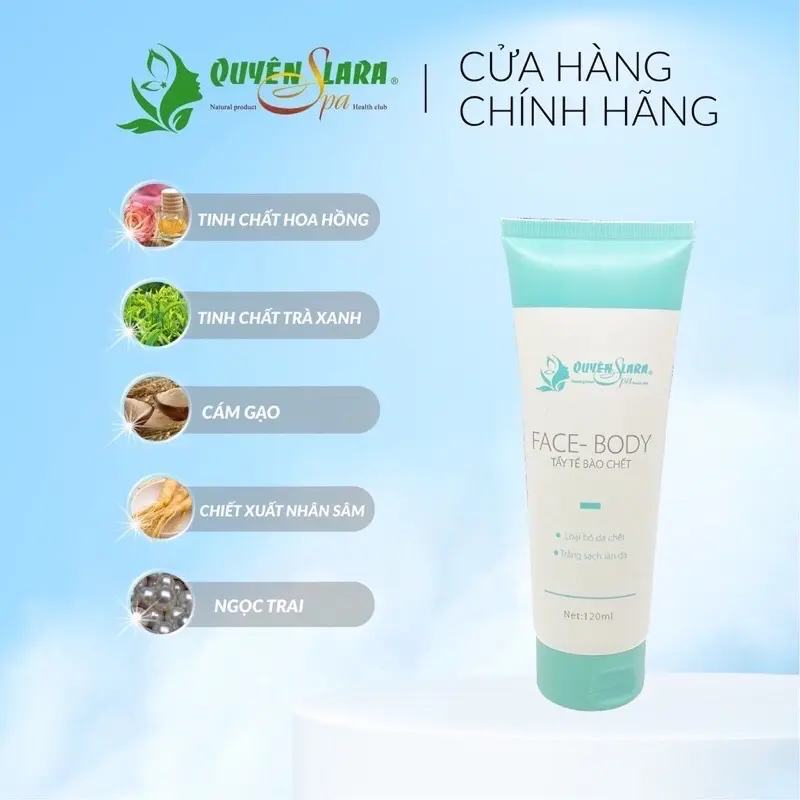 Tẩy tế bào chết QUYÊN LARA Tất cả các loại da