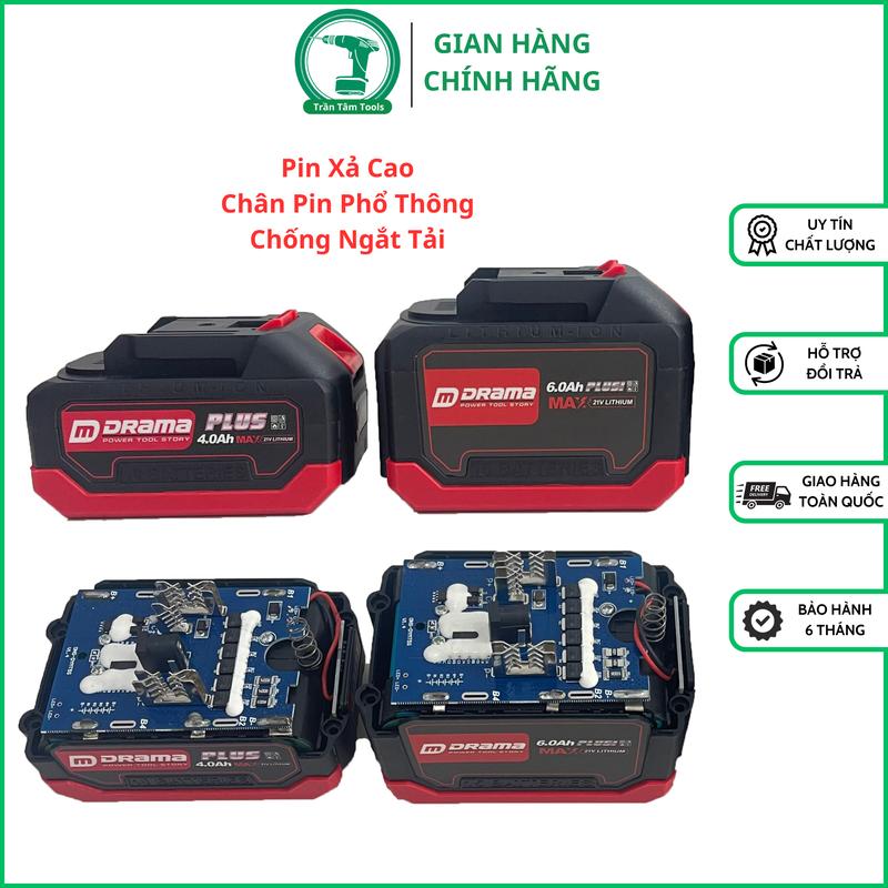 Phụ Kiện 10-15 Cell DRAMA PLUS Chân pin phổ thông dùng cho máy khoan máy mài chất lượng không bị ngắt tải pin makita máy khoan pin