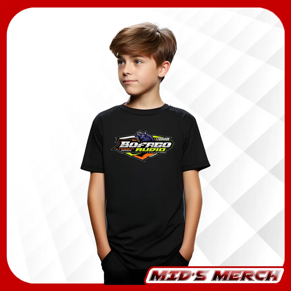 MM - Baju Kaos Anak Bofago Audio Operator Sound System Horeg Karnaval Anak 1-14 Tahun Laki Premium Distro Katun | Cotton Combed 30s