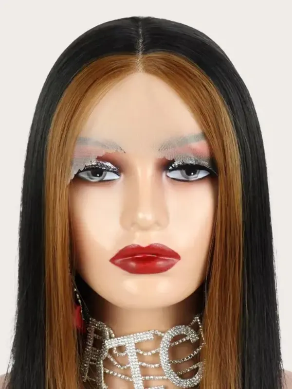 14 Inch Short Straight Wigs for Women, Gorgeous Fluffy Wigs without Bangs, Synthetic Wigs for Party, Daily Use 3
