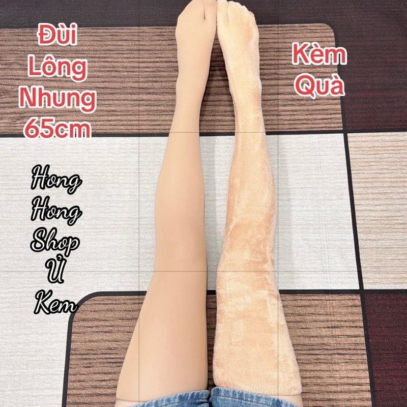 Vớ Đùi Lông Nhung Dài 65cm Ủ Kem Siêu Dày và Dài Chất Lượng Cao (Vòng đùi 60cm trở lại) - Hàng Quảng Châu - Women, Phụ Kiện Voi