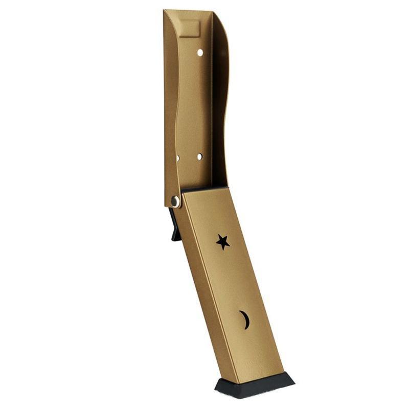 Product Introduction of New Stainless Steel Folding Door Stop Self Adhesive No Drilling Door Wedge Anti-collision Sound Dampening Door Holder Door 19