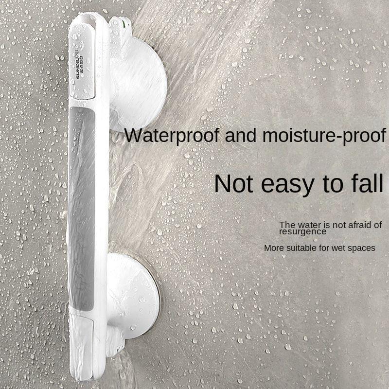 Product Introduction of Bathroom Grab Bar, Anti-Slip Shower Rail, No-Drill Suction Cup Anti-Fall Handle 0