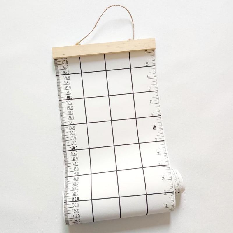 Product Introduction of Nordic Children Height Ruler Canvas Hanging Growth Chart  Decorative 5