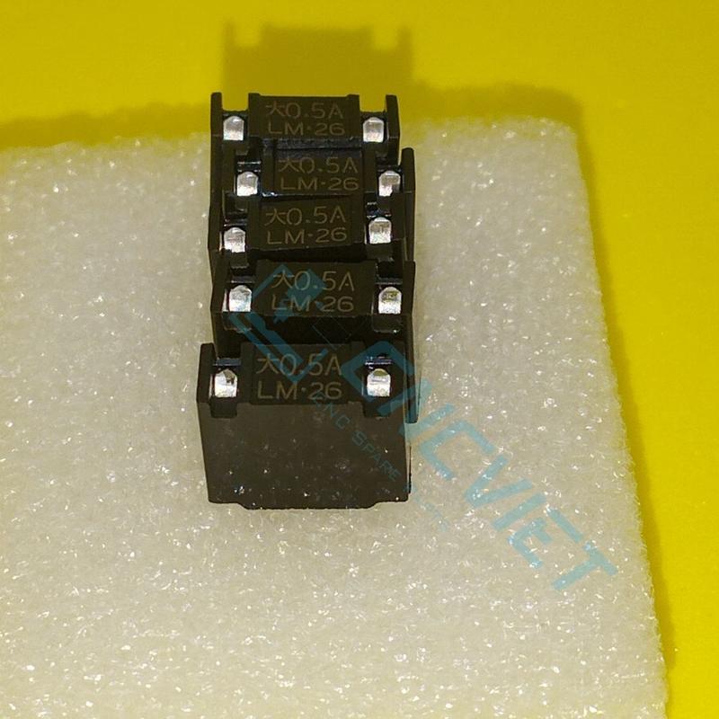 Cầu chì Daito LM A60L-0001-0290 LM03 LM05 LM10 LM13 LM16 LM20 LM32 LM40 LM50 k/c chân 5.08mm cho máy CNC 2