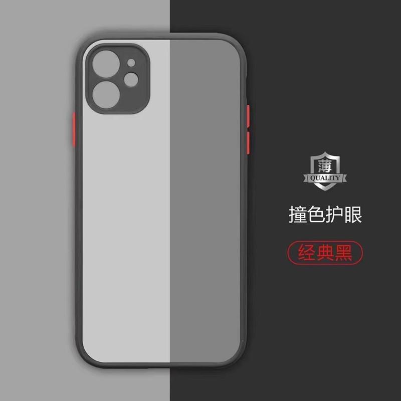 Ốp Điện Thoại Cho Apple 13, Nhám Thân Thiện Với Da, Nút Độc Lập, Tương Thích Với Iphone12pro / 11 / Xs, Cạnh Mềm, 7 / 8Plus 5