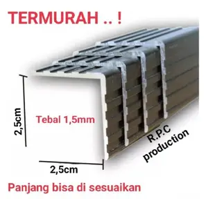 LIST ALUMUNIUM L 1 Meter Alumunium propil flightcase Lis alumunium siku List L Siku Alumunium