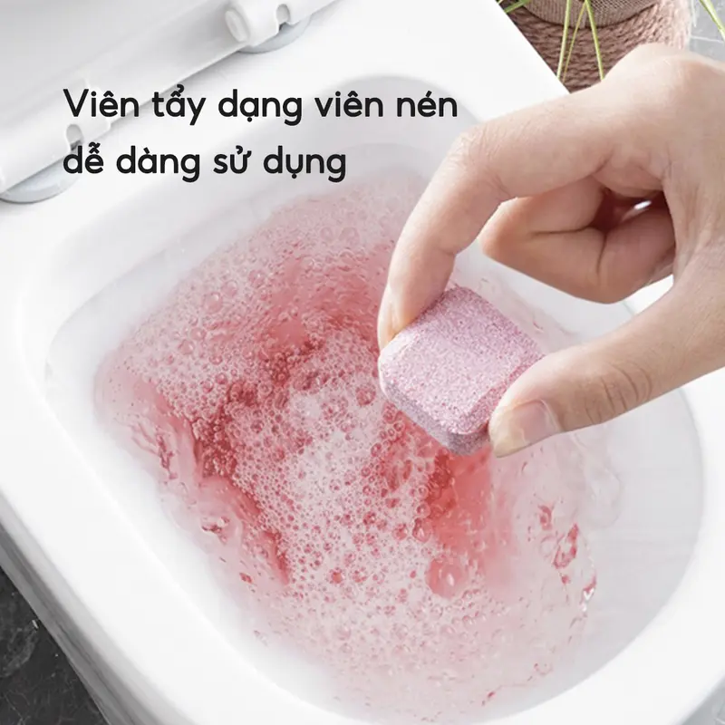 COMBO 5 HỘP 60 VIÊN Thả Vệ Sinh Bồn Cầu Công Nghệ Mới Diệt khuẩn 99% Tẩy Sạch Sẽ Vết Bẩn(TG) 8