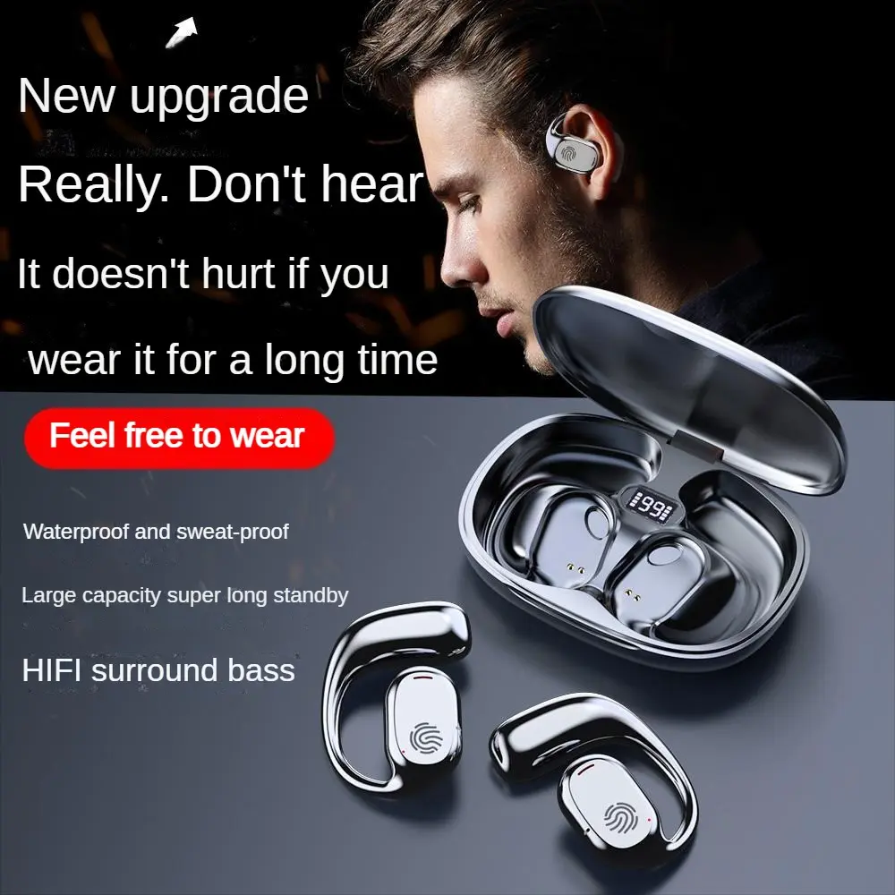 Tai nghe Bluetooth gắn trên tai, tai nghe không nhét trong tai Js270, pin tuổi thọ cực cao, trò chơi âm nhạc thể thao, thông minh, không thấm nước, giảm tiếng ồn, mới Nhét Tai Nghe Nhạc Earphone