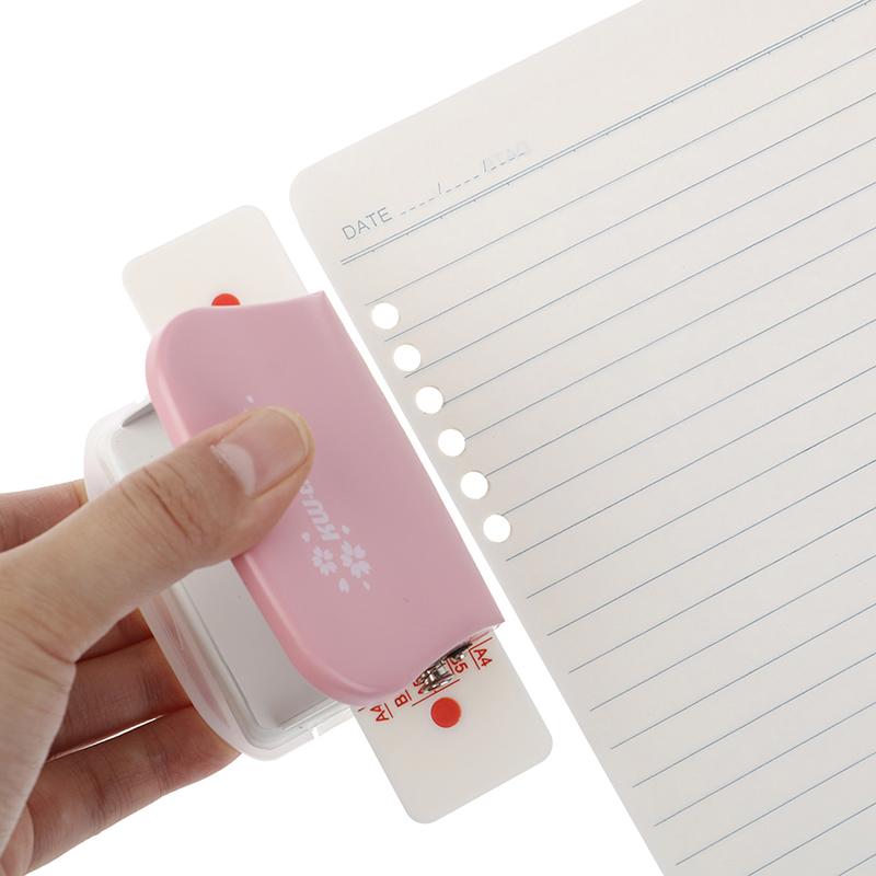 Product Introduction of DIY Loose Leaf Hole Punch Handmade Loose-leaf Paper Hole Puncher Stationery 15