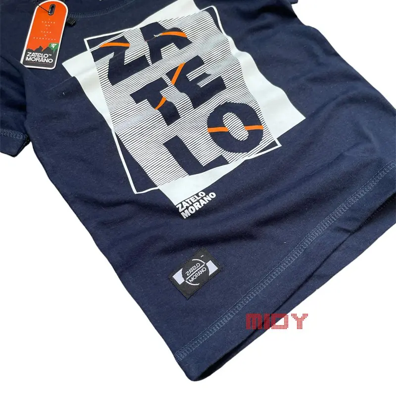 Baju Kaos Anak Laki-Laki 1-12 Tahun Bahan Cotton 30s Katun 3