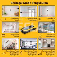 Gambar KEELAT KLDM02 50M Meteran Laser Digital Laser Distance Meter Akurat Laser Rangefinder Diastimeter - 50M Presisi Tinggi dari Keelat DIY Store Kota Tangerang 2 Tokopedia