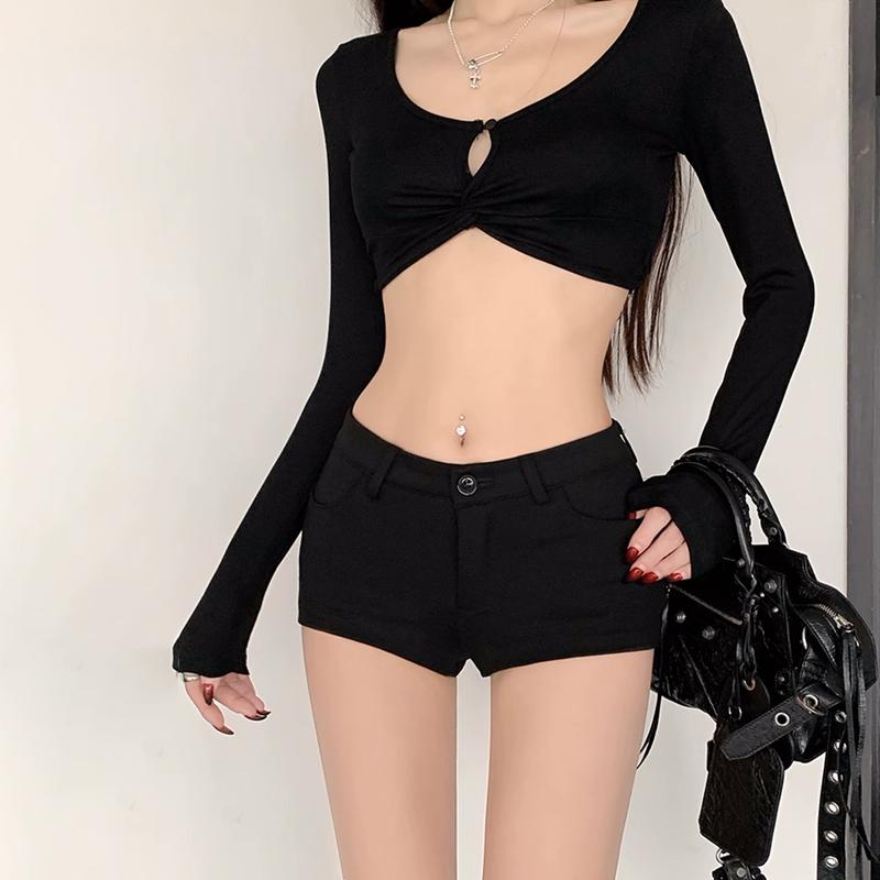 Quần Đùi Nữ Cạp Trễ PINKSTORE29 Kiểu Ôm Tôn Dáng Q129 6