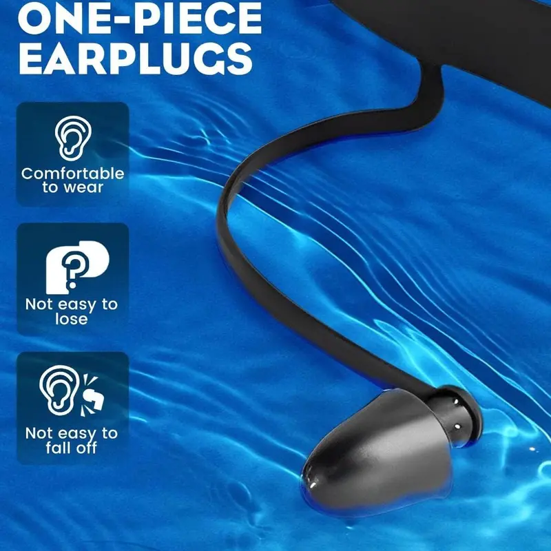 Anti-fog Swimming Goggles, Durable Swimming Goggles with Nose Clip & Ear Plug, Swimming Goggles for Men & Women 3
