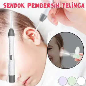 Sendok Pembersih Telinga Bayi/ Pick Telinga LED /LED Rechargeable/nyaman/aman/Alat Pembersih Telinga Bayi Silikon/Booger Tool/sangat Ringan Lucu Ear Pick