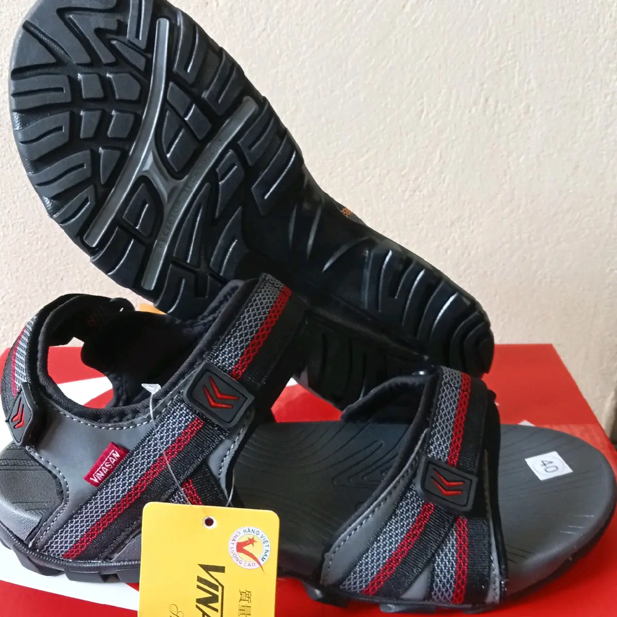 sandan vinasan hàng việt nam xuất khẩu size từ 39_43 Sandal Đế Bằng