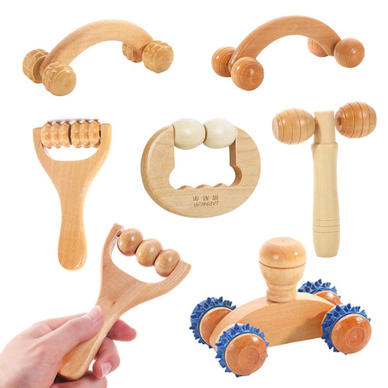 Product Introduction of Máy Massage Thủ Công Tay, Búa Mát Xa Con Lăn Gỗ Cầm Tay, Để Mát Xa Các Huyệt Mặt Và Kinh Tuyến, Dụng Cụ Mát Xa 4
