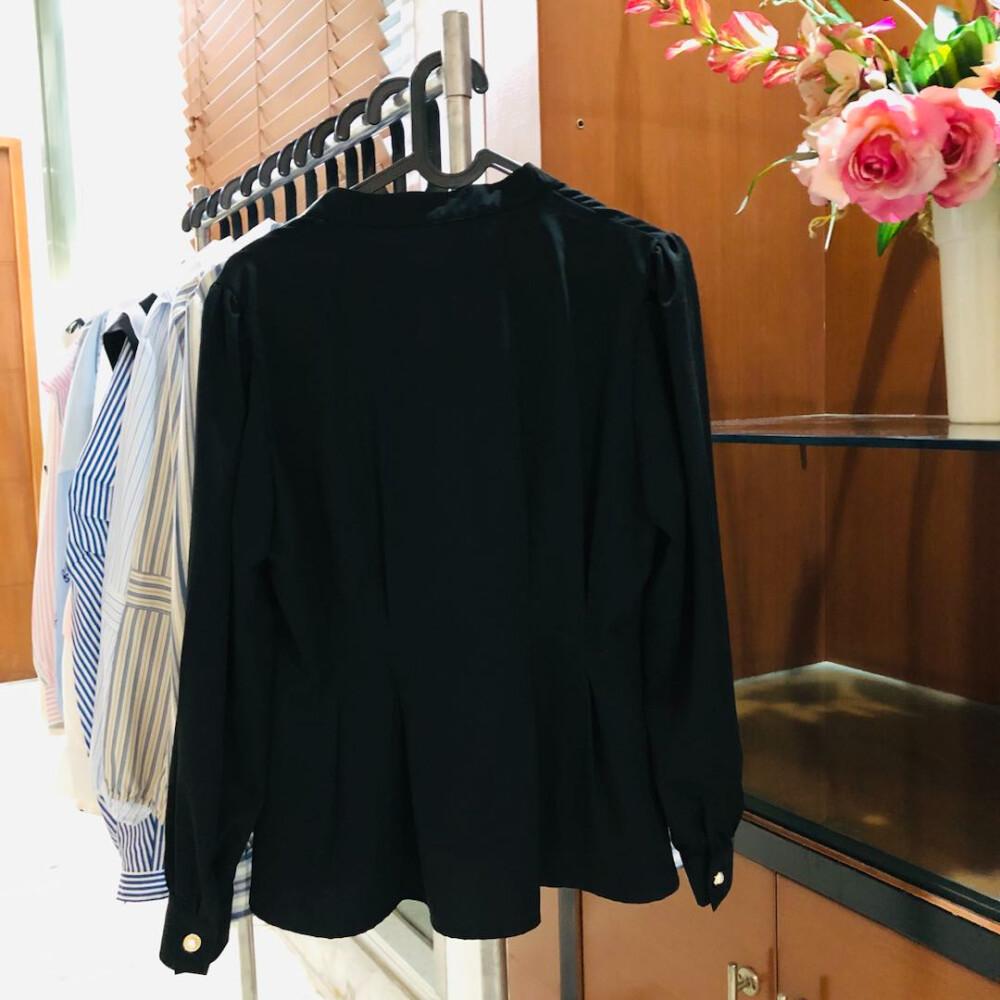 PO15 FADFAD Blus V-neck baru yang elegan dan bergaya