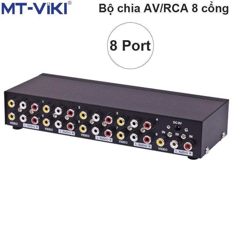 Bộ chia tín hiệu AV 1 ra 8 MT - Viki 0