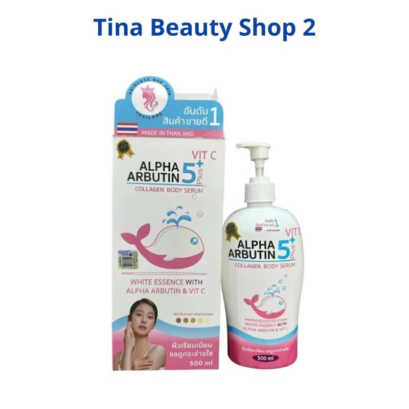[ 5 Plus ] Alpha Arbutin 5 Plus VIT C Collagen Serum Sữa Dưỡng Thể Thái Lan 500ml