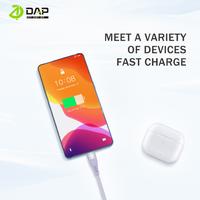 Gambar DAP Kabel Data DCT110 USB To Type C 4.5A Length 1100mm Fast Charging - Garansi 1 tahun Aluminium Kuning Charger - Purple dari DAP Indonesia Official Store Kota Administrasi Jakarta Utara 5 Tokopedia