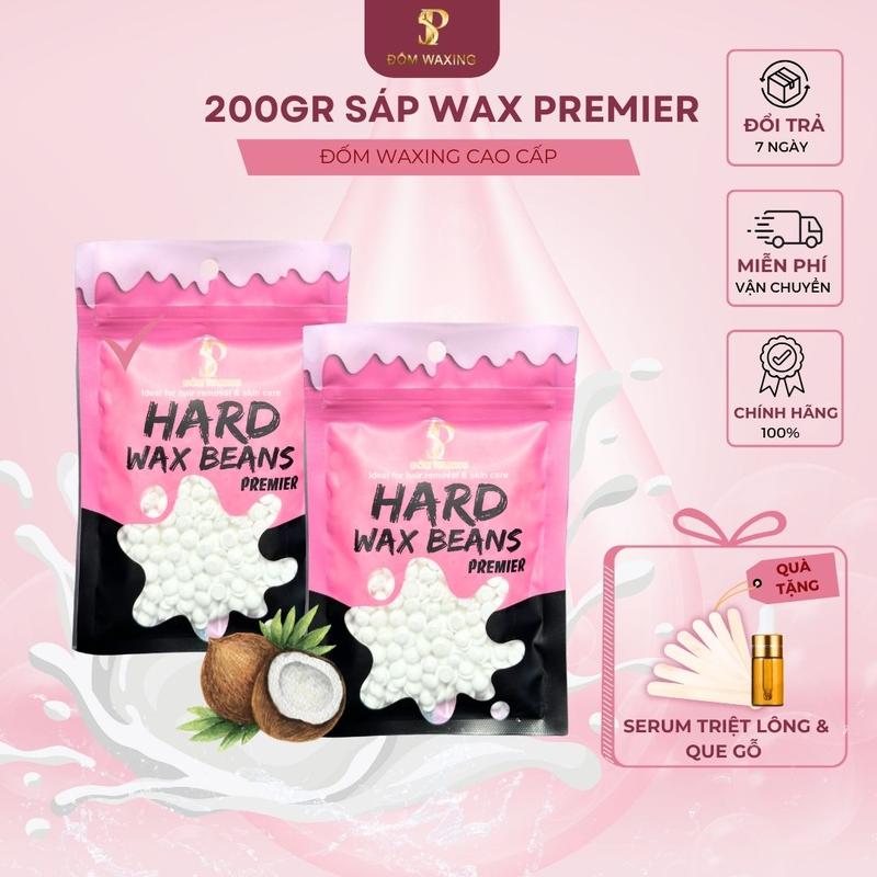 Tặng Serum Triệt Lông Mini Combo 200gr Sáp Wax lông ĐỐM WAXING Không Chứa Nhựa Thông Chuyên Dùng Wax Nách Râu Tay Chân Bikini Wax Lông Toàn Thân Siêu Bám Lông Kèm Que Gỗ Phết Sáp Waxing Cạo Râu Nữ Women