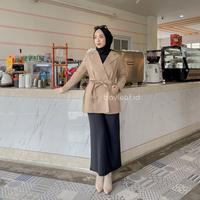 Gambar Bayleaf.id Rossa Coat Blazer Formal Size Jumbo - BEIGE, XXL dari bayleaf.id Kota Kediri 2 Tokopedia