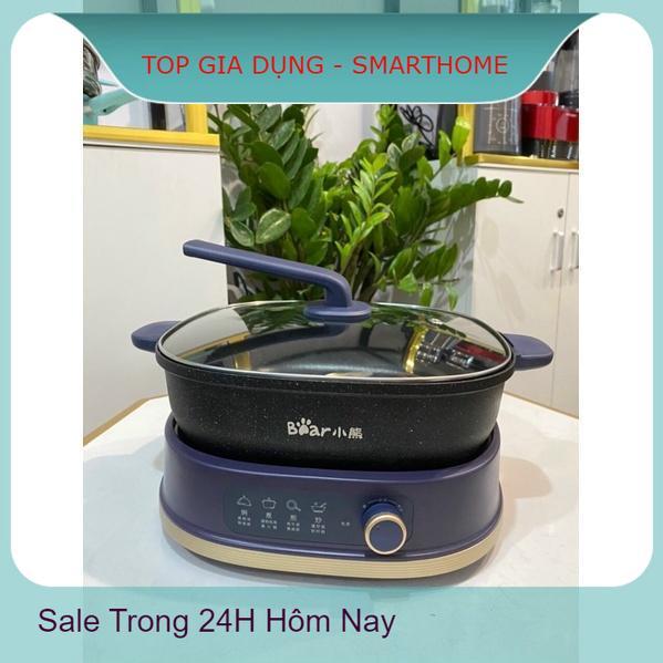 Nồi Lẩu Nướng Điện Bear DHG-C60D1 6L Chống Dính Tháo Rời - Bảo Hành 12 Tháng - Nướng Thịt, Không Khói 7