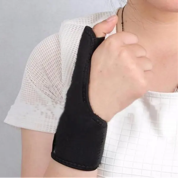 Adjustable Thumb Support/Thumb Hand Finger Splint Wrist Brace Protective Gear Finger alat  penahan  untuk  kaki  patah 1