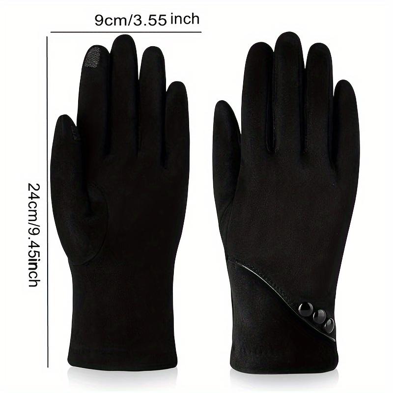 Women's Waterproof Winter Outdoors Sports Gloves, Touch Screen Compatible, Warm Insulation, Faux Fur Lining, Non-Retractable, Fingerless Design 3