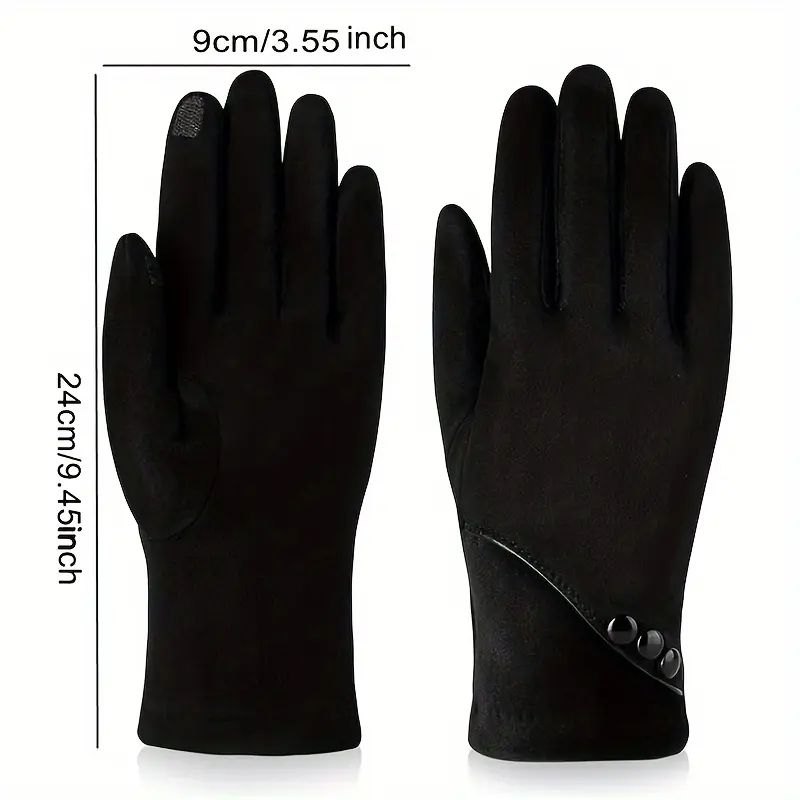 Women's Waterproof Winter Outdoors Sports Gloves, Touch Screen Compatible, Warm Insulation, Faux Fur Lining, Non-Retractable, Fingerless Design 3