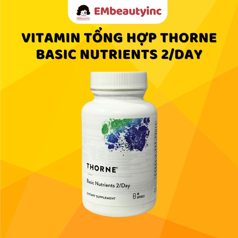 Viên Uống Vitamin Tổng Hợp THORNE Basic Nutrients 2/Day