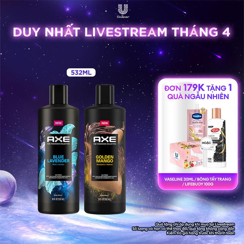 Sữa Tắm AXE Hương Nước Hoa Nam Cao Cấp Thơm Tinh Tế Dành Cho Nam 532ml [1]