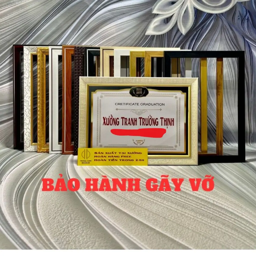 Khung bằng khen A4 ( 21x30cm ) Gồm 13 Mẫu khác nhau - Xưởng trực tiếp sản xuất