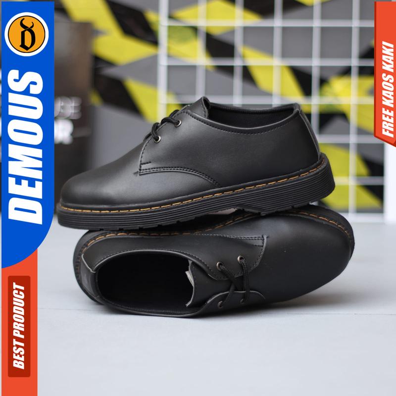 Product Introduction of DEMOUS MINATO - Sepatu Formal Pantofel Docmart Hitam Pria Kerja Shoes 19