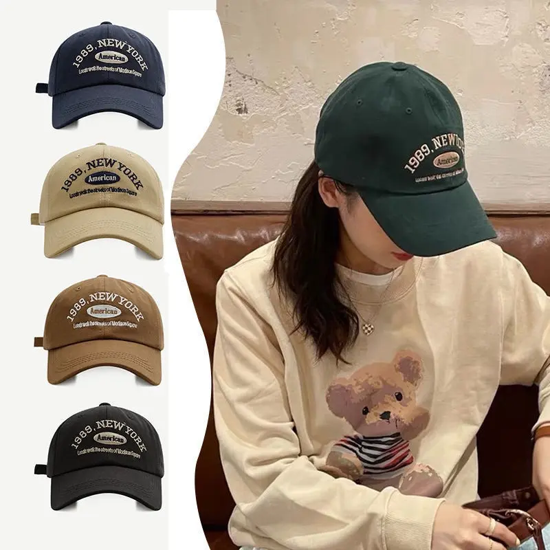 หมวกแก๊ปเบสบอล ปัก 1989NEW (มี 6 สี) หมวกแก๊ป ขายร้อน