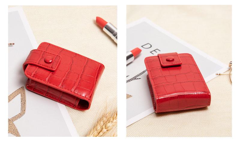 Product Introduction of Make Up Bags for Women Lipstick Cosmetic Bag with Mirror Travel Makeup Bag PU Mini Toiletry Organizer Pouch Storage косметичка 7