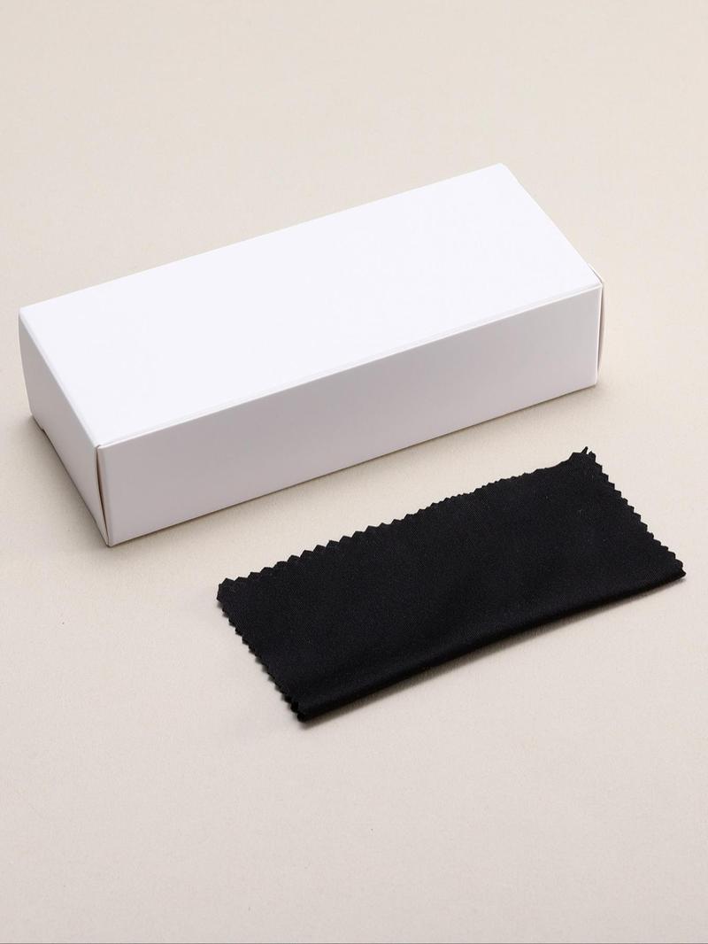 Product Introduction of Unisex Fashionable Tortoiseshell Pattern Square Frame Eyeglasses, Trendy Casual Eyeglasses for Everyday Use, Fashion Accessories for Outdoor Activities 4