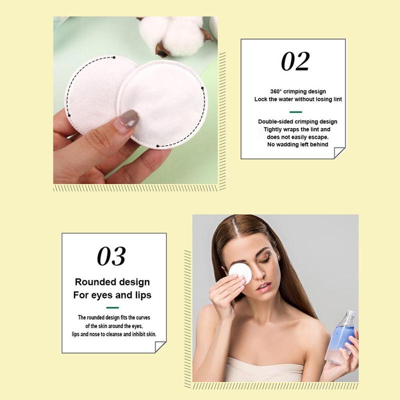 Product Introduction of Make Up Remover Pads Make Up Cotton Swabs Clean Nail Soft Cleansing Pads Pads D9X2 33