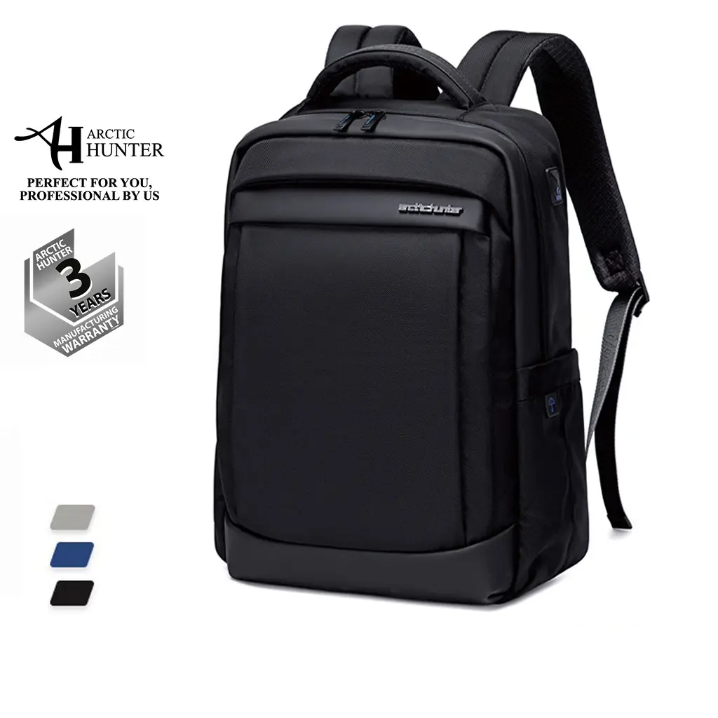 Balo du lịch Arctic Hunter B00478 chất liệu Oxford chống thấm nước, thiết kế có ngăn đựng laptop, cổng sạc USB tiện dụng Backpack Đeo Vai