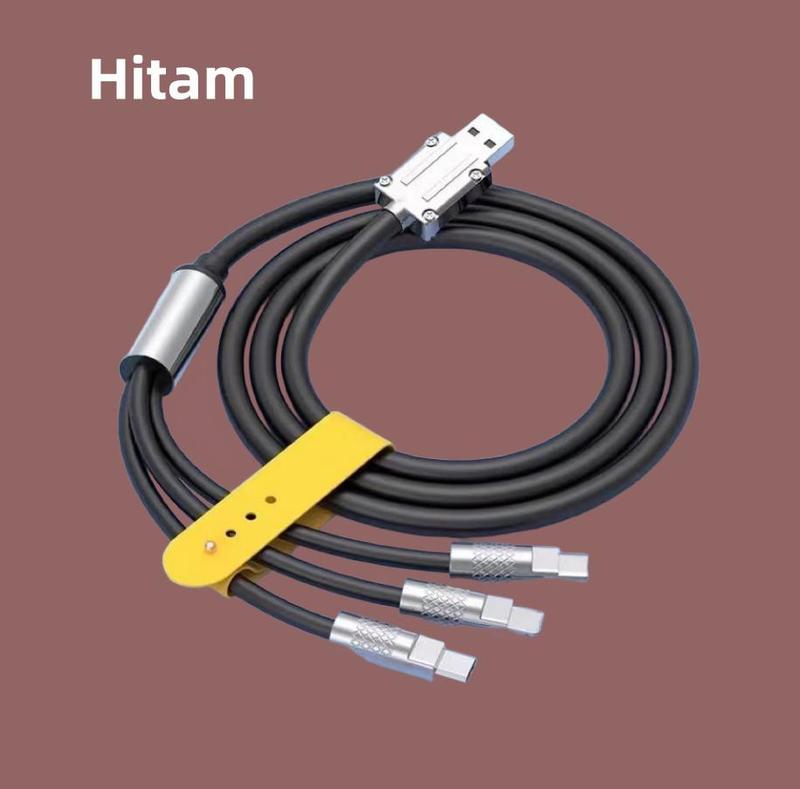 Product Introduction of COD Promo Ramadhan Promo Charger 35W + Kabel Data 3 in 1, Pengisian Super Cepat 6A, Kompatibel dengan Micro, Type C, dan Lightning, Desain Kompak dan Elegan 7