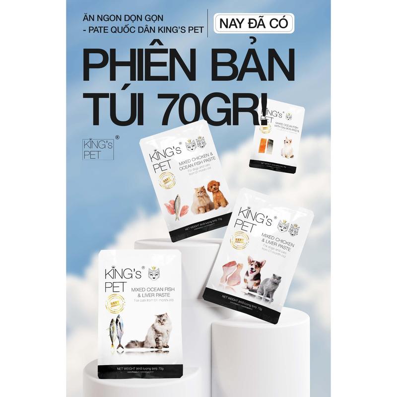 Pate King's Pet Gói 70g Siêu Cá 2