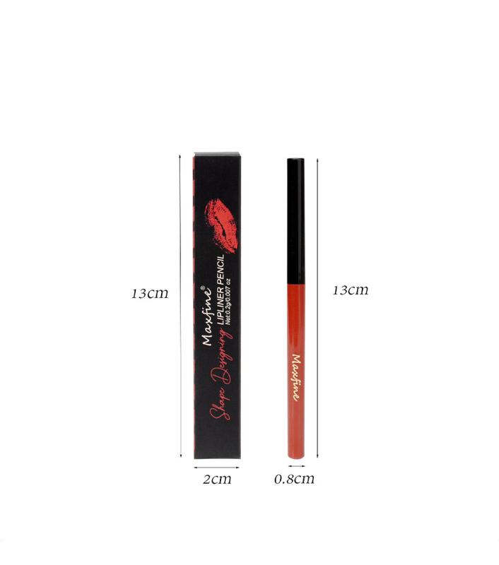 Product Introduction of Makeup 18 Colors Lip Liner Velvet Lip Liner Nonstick Cup Long Lasting Waterproof Eyeliner Cosmetic 9