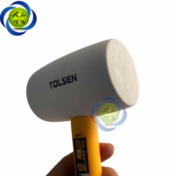 Búa cao su trắng 450g Tolsen 25175 3